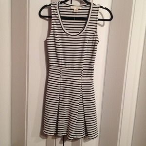 Black and White Striped Sundress!