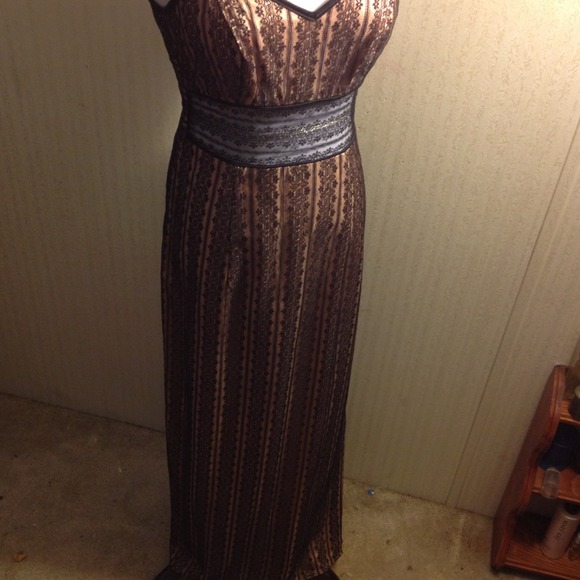 Vintage Black lace cocktail dress - Picture 2 of 4