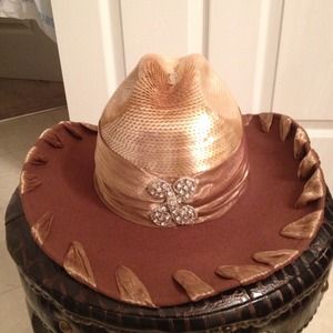designer cow girl hat by whitall & shon