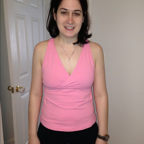 SOLD. Lululemon tank top. Pink. Size 8.