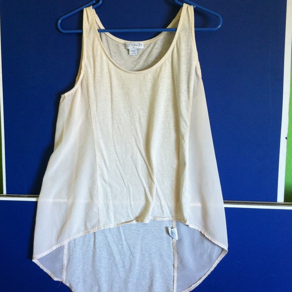 Sheer asymmetrical top