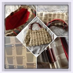 Orla Kiely bag - large  laminated canvas tote.