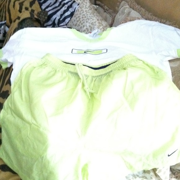 Nike shirt  and shorts