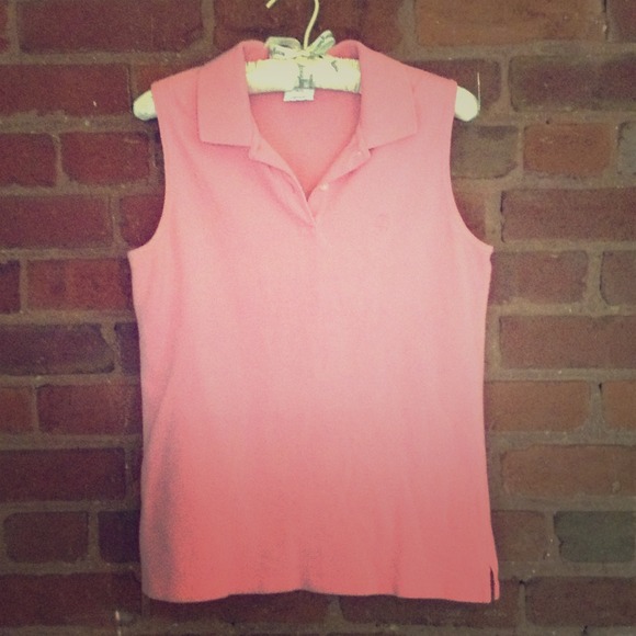 Pink Sleeveless Brooks Brothers Polo