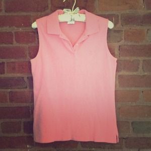 Pink Sleeveless Brooks Brothers Polo