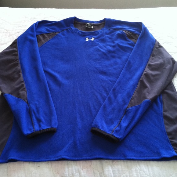 Under Armour royal blue and dark gray sport shirt!
