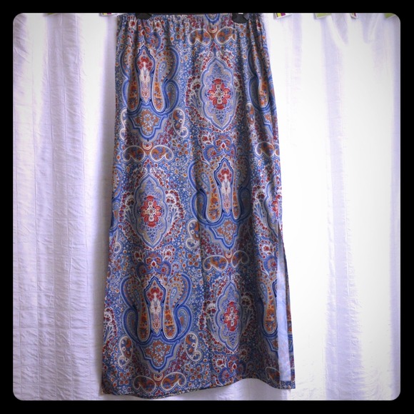 Ankle length boho skirt -LIKE NEW! - Picture 1 of 3