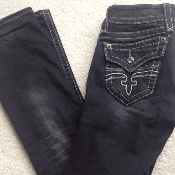 Rock Revival Grey Boot Cut Jeans