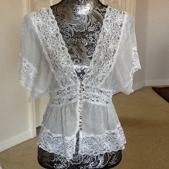 Sheer blouse