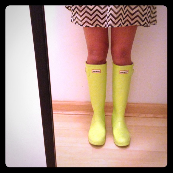 Hunter Boots - ❤️SOLD❤️Hunter Boots with FREE CROCHET BOOT CUFFS