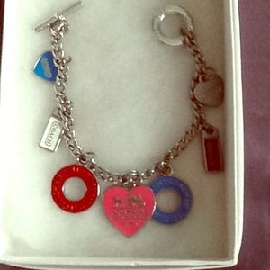 2 Coach charm bracelets