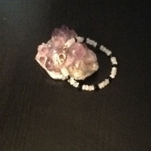 Moonstone and onyx bracelet