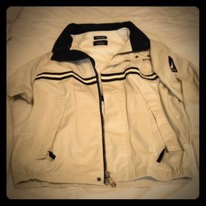 SOLD!!****Nautica sport jacket with hideaway hood!