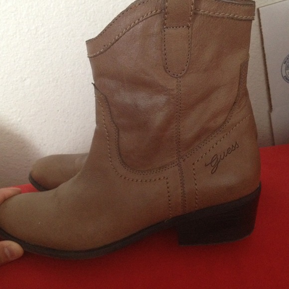 guess boots size 8m leather - Picture 3 of 4