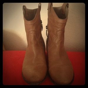 guess boots size 8m leather