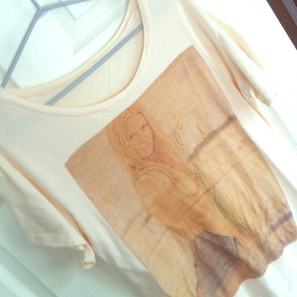 Playboy screen print boyfriend tee