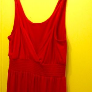 Very Bright Red Summer Dress