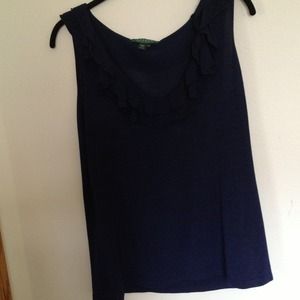 RL top, navy , very comfortable wear..