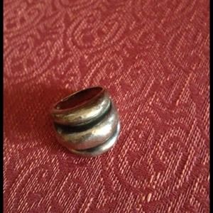 Silver ring. -  MJ2and  pill box