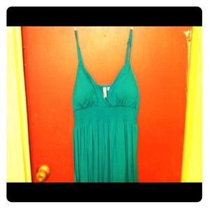 Blue,Green Summer Dress