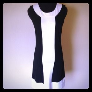 Go MOD this spring in this black & white dress!