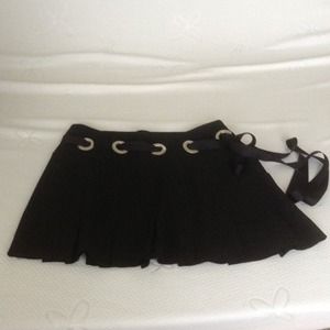 Bebe black mini skirt
