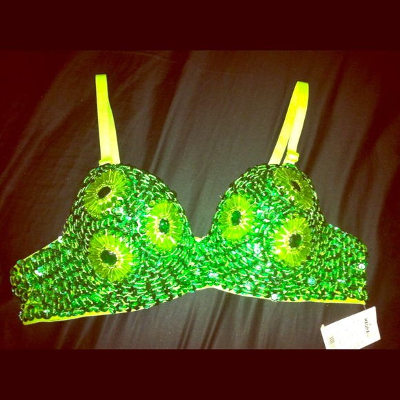 Green Sequin Top