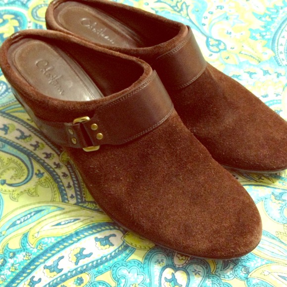 🍭SOLD🍭 Practically new! COLE HAAN Suede Clogs
