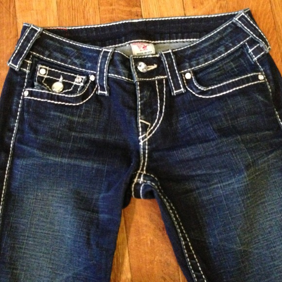 True religion rhinestone jeans