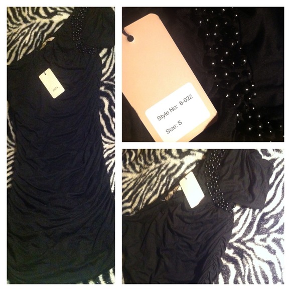 Little black off shoulder mini dress BRAND NEW