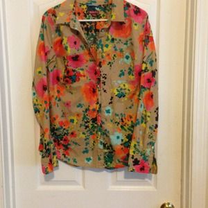 Neon Flower Top