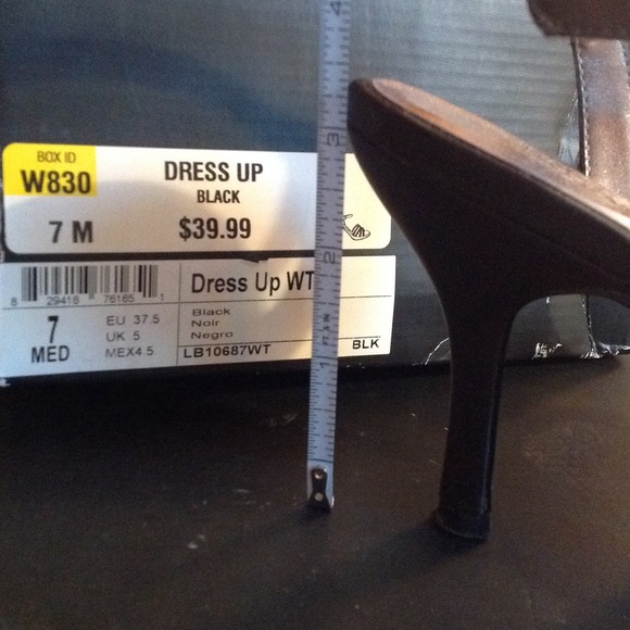 Black & Glittery, Sexy Heels by Unlisted - Picture 4 of 4