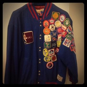 Jeff Hamilton NBA Jacket 2-3XL Men's Wool Jacket