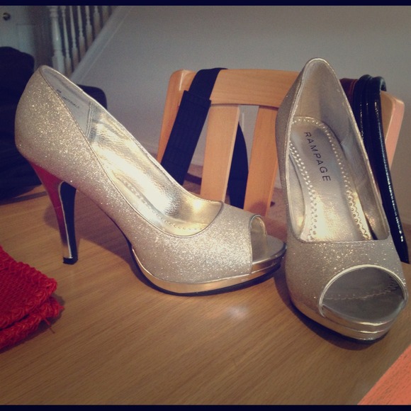Rampage open toe heels.