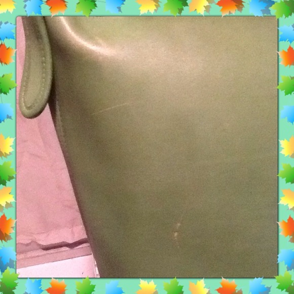 SOLD❤Coach Rare Green Bucket Cross Body Bag - Picture 3 of 4