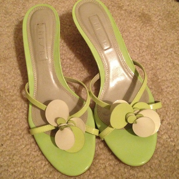 Mint green sandals