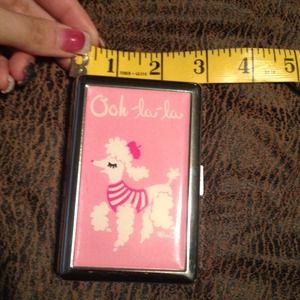 Poodle card case