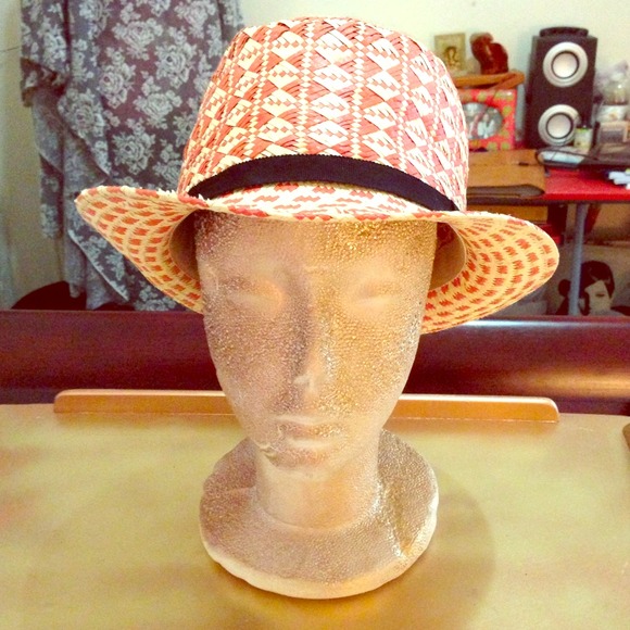 **sold**Target brand fedora w/ black strip accent