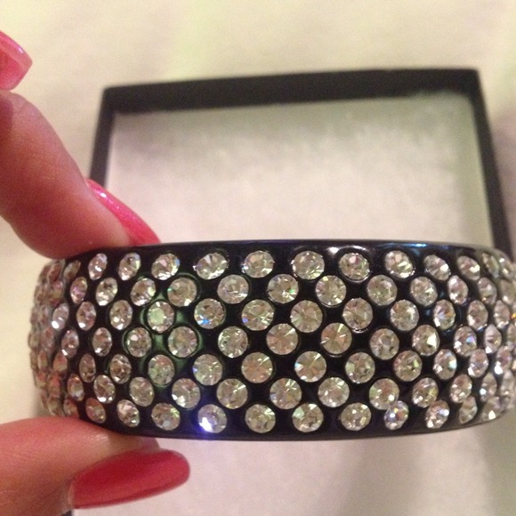 Beautiful Black and Crystal Bracelet.
