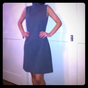 TRADED Adrienne Vittadini grey mod dress