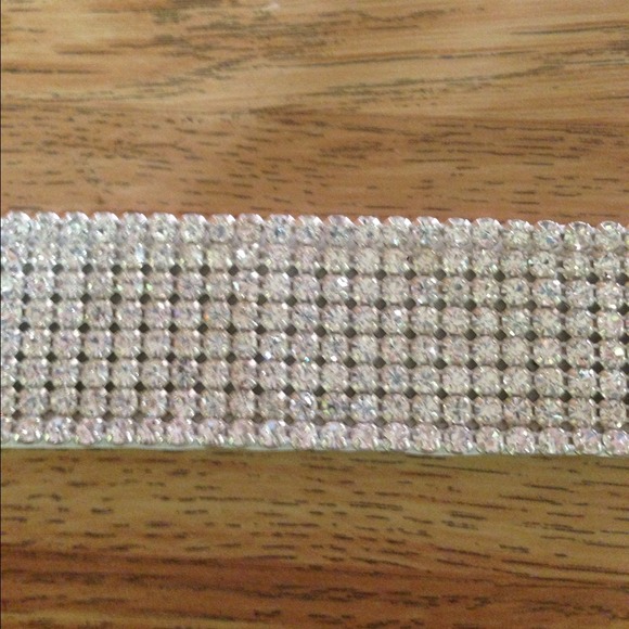 Rhinestone sash. Great for wedding dress