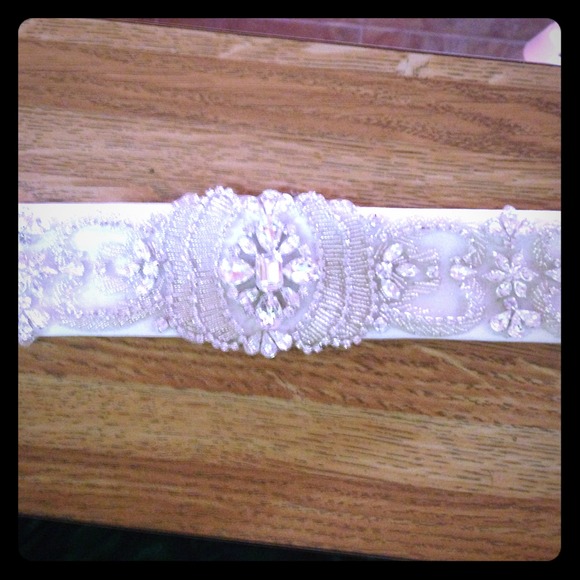 Rhinestone sash . Great for Wedding Dress.