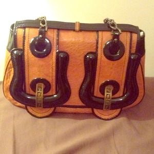 Reduced!!! Authentic Fendi B Buckle Bag in brown