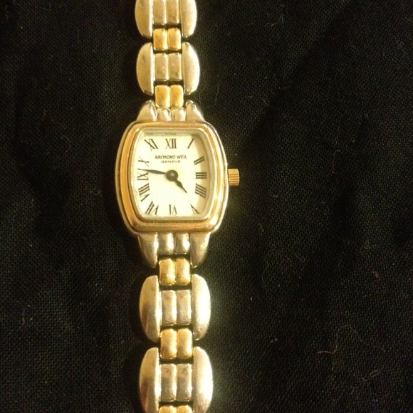 Authentic Raymond Weil two tone watch