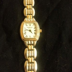 Authentic Raymond Weil two tone watch