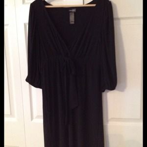 Classy black dress with empire waist