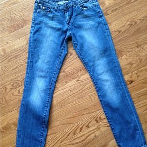 Seven 7 skinny jeans with V split