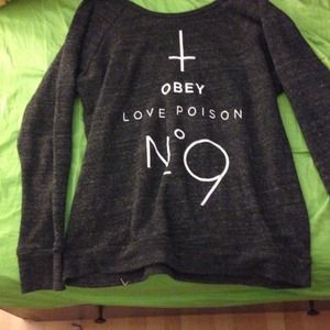 Grey obey love poison long sleeve