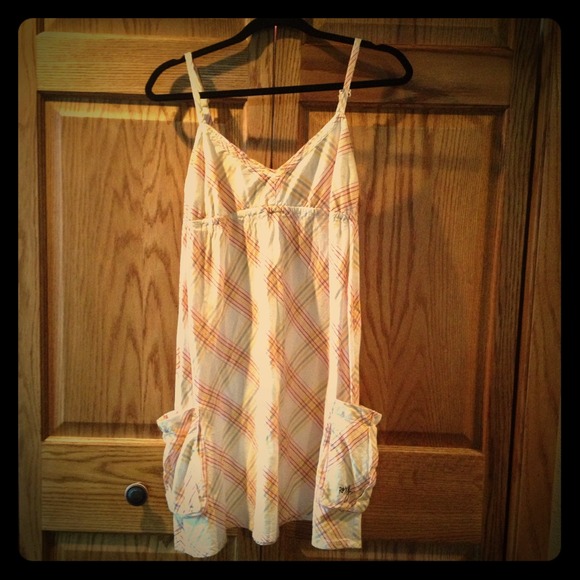 Traded Cute Spring Roxy Dress Pink, Yellow and Tan