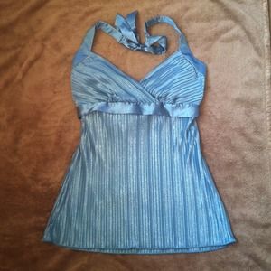 Studio Y Glitzy Baby Blue Dress Tanktop